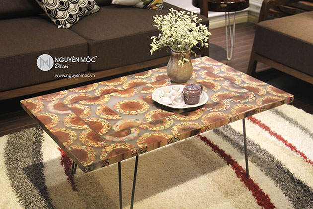 bàn trà độc đáo