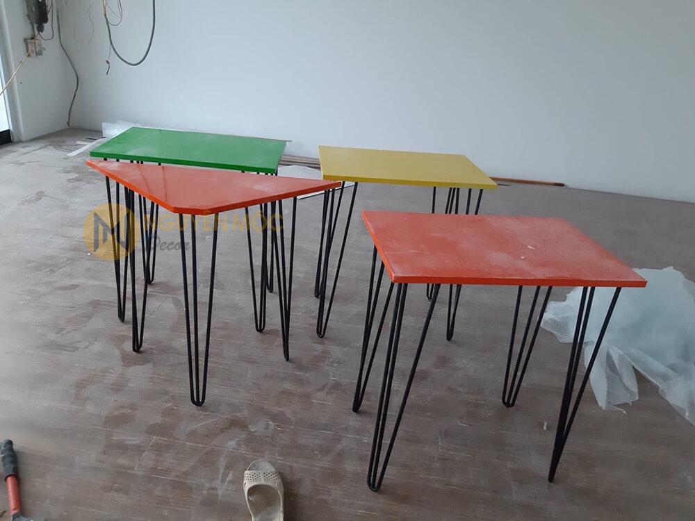 Chân bàn sắt hairpin 65cm