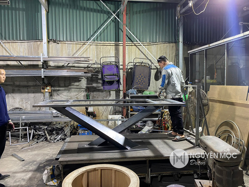 Chân bàn ăn chữ X Chân bàn ăn chữ X