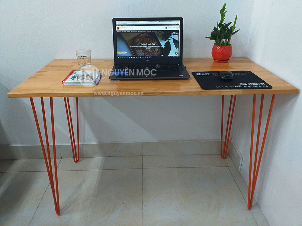 Chân hairpin 72cm màu cam