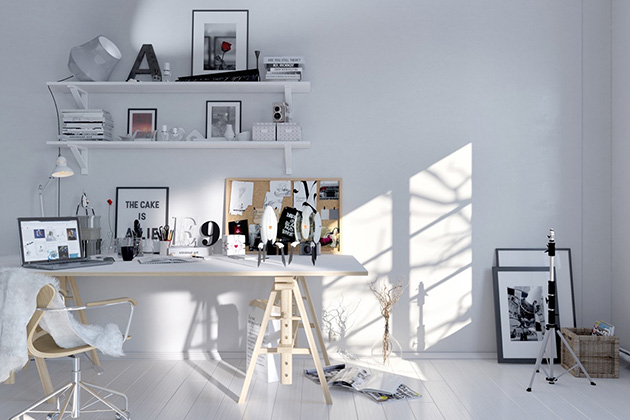 Đồ trang trí phòng làm việc đẹp