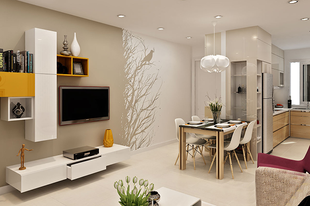 Thiết kế ánh sáng căn hộ chung cư