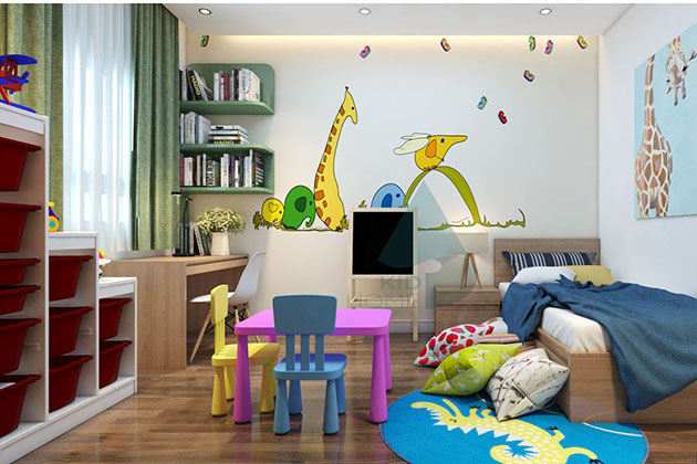Thiết kế ánh sáng phòng ngủ cho bé