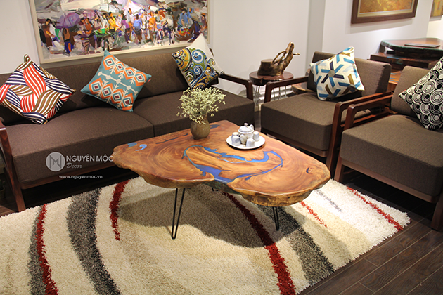 bàn trà đẹp phòng khách