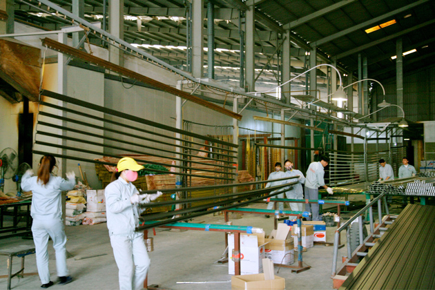 nguyên lí hoạt động dây chuyền sơn tĩnh điện