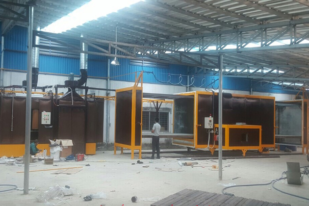 quy trình sơn tĩnh điện