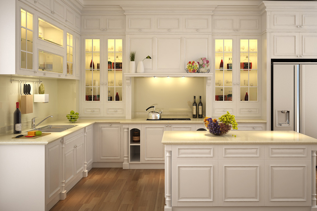 thiết kế ánh sáng cho nội thất phòng bếp