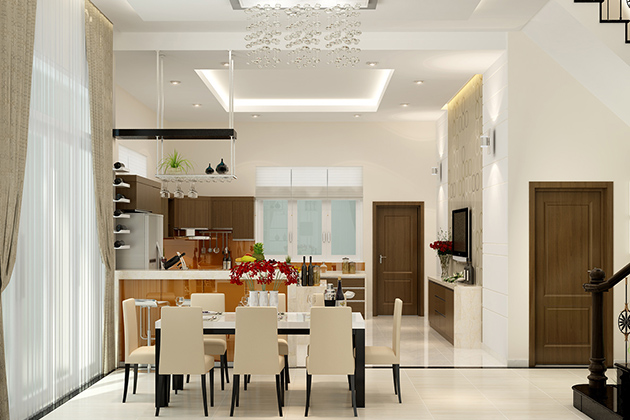 Thiết kế nội thất phòng bếp đẹp