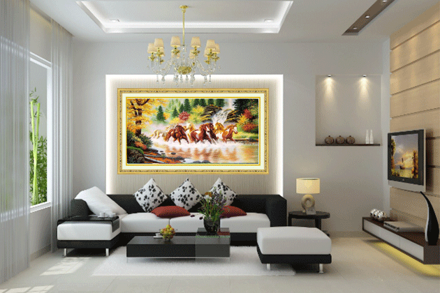 tranh phong thủy trang trí nội thất